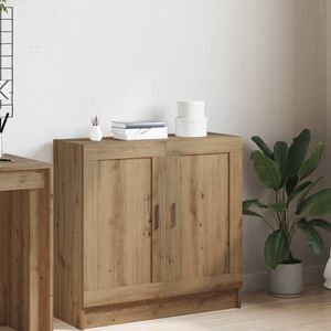 vidaXL Knihovna dub artisan 82,5 x 30,5 x 80 cm kompozitn&iacute; dřevo