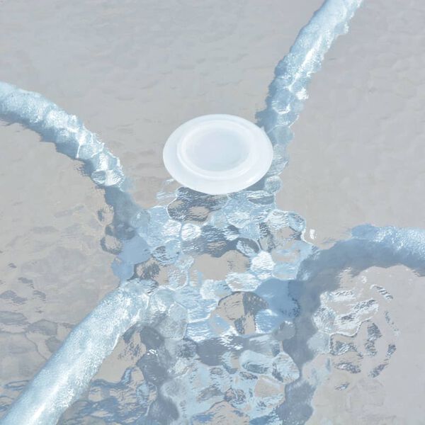 vidaXL Bistro stůl &scaron;ed&yacute; 80 x 71 cm ocel