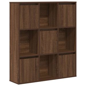 vidaXL Knihovna hněd&yacute; dub 89x24x101,5 cm kompozitn&iacute; dřevo