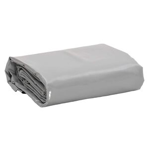 vidaXL Plachta 650g / m&sup2; &Scaron;ed&aacute; 3 x 4 m Pl&aacute;tno s PVC povrchovou &uacute;pravou