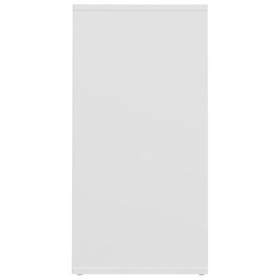 vidaXL Botník bílý 31,5 x 35 x 70 cm dřevotříska