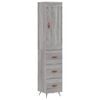 vidaXL Skř&iacute;ň highboard &scaron;ed&aacute; sonoma 34,5 x 34 x 180 cm kompozitn&iacute; dřevo