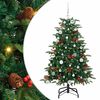 vidaXL Uměl&yacute; v&aacute;nočn&iacute; stromeček Zelen&aacute; 150 cm PVC, kov a plast