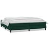 vidaXL Box spring postel s matrac&iacute; tmavě zelen&aacute; 180x220 cm samet