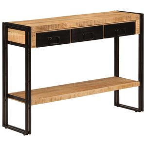 vidaXL Konzolov&yacute; stolek 110 x 30 x 76 cm masivn&iacute; mangovn&iacute;kov&eacute; dřevo
