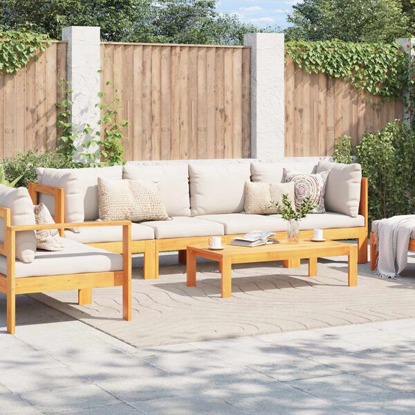 vidaXL Kusov&eacute; koberce Čtvercov&yacute; PALMERAS B&eacute;žov&aacute; 240 x 240 cm Polyester