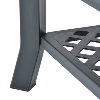vidaXL Konferenční stolek zelený 90 x 60 x 46 cm plast