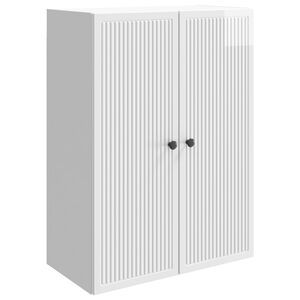 vidaXL N&aacute;stěnn&aacute; skř&iacute;ň B&iacute;l&aacute; s vysok&yacute;m leskem 66 x 34,5 x 90 cm