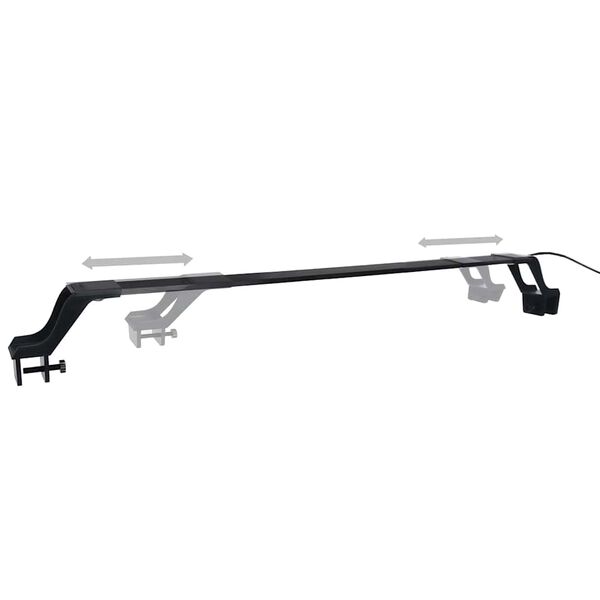 vidaXL LED světlo do akv&aacute;ria se svorkami 55&ndash;70 cm modr&eacute; a b&iacute;l&eacute;