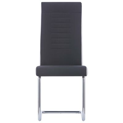 vidaXL Konzolové jídelní židle 2 ks černé textil