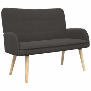 vidaXL Sofa pro dvě osoby Tmavě &scaron;ed&aacute; 115 x 61 x 87 cm Boucl&eacute;