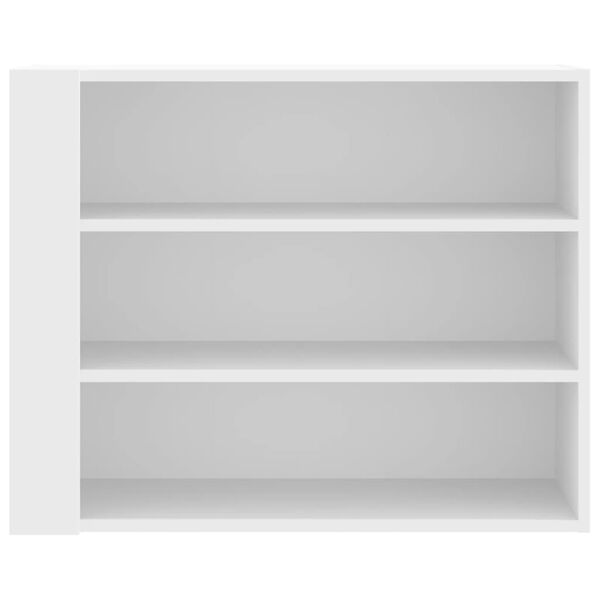 vidaXL Nástěnná skříňka bílá 75 x 35 x 60 cm kompozitní dřevo