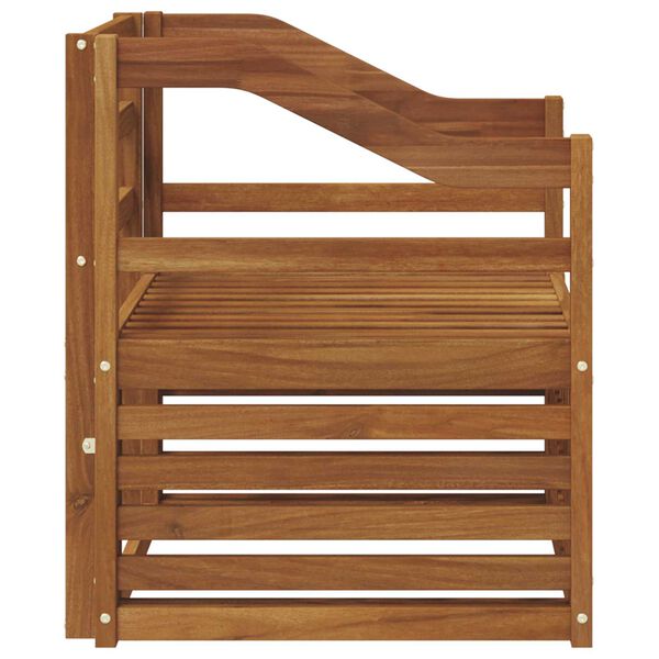 vidaXL Venkovn&iacute; pohovkov&aacute; souprava Př&iacute;rodn&iacute; 67 x 63 x 73 cm