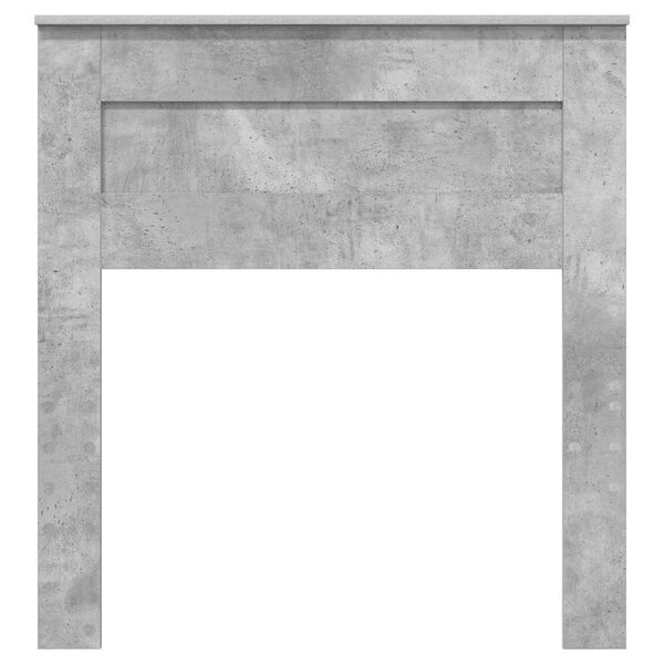 vidaXL Čelo postele Betonově &scaron;ed&aacute; 90 cm Kompozitn&iacute; dřevo