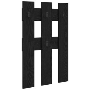 vidaXL N&aacute;stěnn&yacute; vě&scaron;&aacute;k na kab&aacute;ty N&aacute;stěnn&yacute; Čern&yacute; dub 65 x 3 x 100 cm