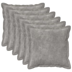 vidaXL Povlak na pol&scaron;t&aacute;ř 6 ks HOUTEN Světle &scaron;ed&aacute; 30 x 30 cm