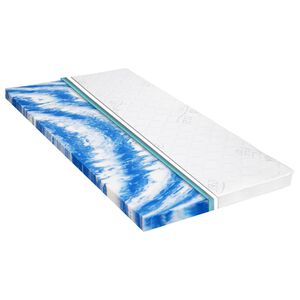 vidaXL Vrchn&iacute; matrace 80 x 200 cm gelov&aacute; pěna 7 cm