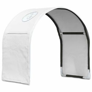 vidaXL Tunel na postel pro dětskou patrovou postel 2 ks B&iacute;l&aacute; Polyester