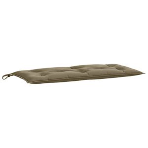 vidaXL Podu&scaron;ka na zahradn&iacute; lavici taupe melanž 100 x 50 x 7 cm textil