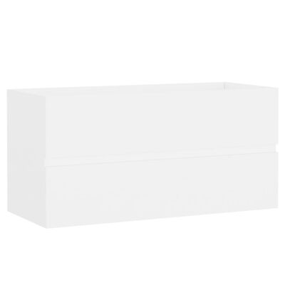 vidaXL 2dílný set koupelnového nábytku bílý kompozitní dřevo