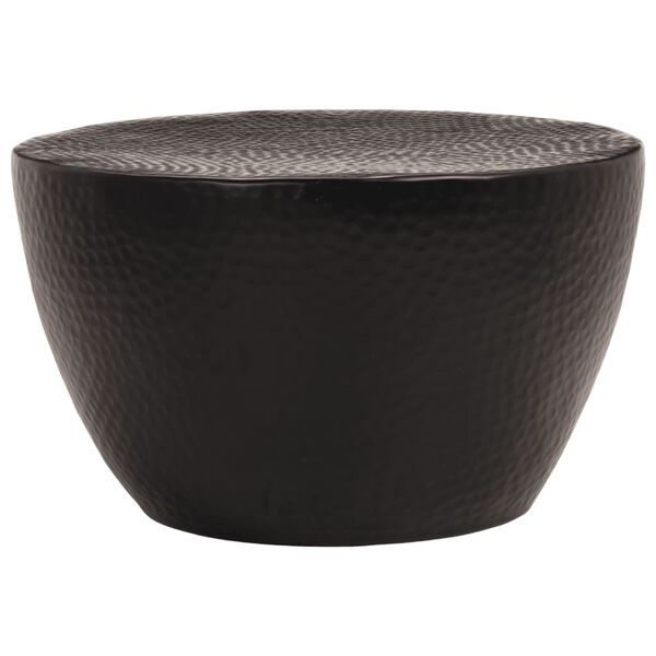 vidaXL Konferenčn&iacute; stolek kovan&yacute; hlin&iacute;k &Oslash; 50 x 30 cm čern&yacute;