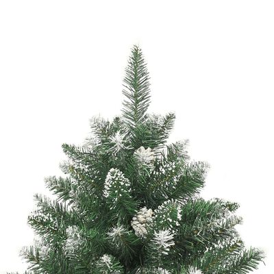 vidaXL Umělý vánoční stromek se stojanem 210 cm PVC