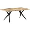 vidaXL Jídelní stůl 180 x 90 x 76 cm hrubé mangovníkové dřevo