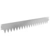 vidaXL Okraj tr&aacute;vn&iacute;ku 10 pcs 103 x 15 cm kov Stř&iacute;brn&aacute;