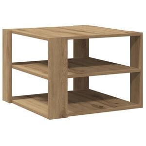 vidaXL Konferenčn&iacute; stolek dub artisan 58x58x40 cm kompozitn&iacute; dřevo