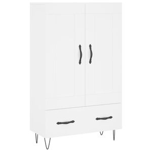vidaXL Skř&iacute;ň highboard b&iacute;l&aacute; 69,5 x 31 x 115 cm kompozitn&iacute; dřevo