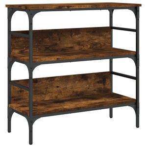 vidaXL Konzolov&yacute; stolek kouřov&yacute; dub 75 x 32 x 75 cm kompozitn&iacute; dřevo