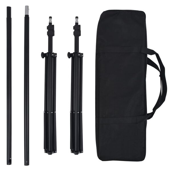 vidaXL Ateli&eacute;rov&eacute; vybaven&iacute; světla, fotografick&yacute; stůl a odrazn&aacute; deska