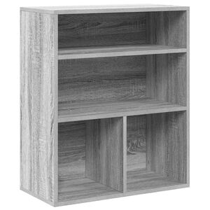 vidaXL Knihovna &scaron;ed&aacute; sonoma 60x30x71,5 cm kompozitn&iacute; dřevo