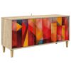 vidaXL Televizn&iacute; skř&iacute;ň HEESCH 102 x 33 x 50 cm Sonoma Kompozitn&iacute; dřevo