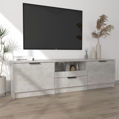 vidaXL TV skříňka betonově šedá 140 x 35 x 40 cm kompozitní dřevo