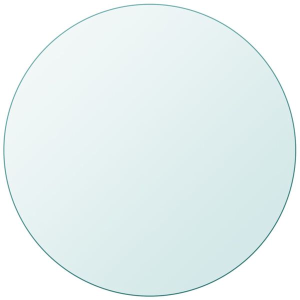 vidaXL Stoln&iacute; deska z tvrzen&eacute;ho skla kulat&aacute; 400 mm