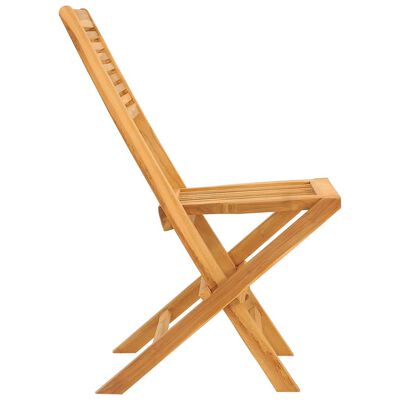 vidaXL Skládací zahradní židle 2 ks 47x62x90 cm masivní teakové dřevo