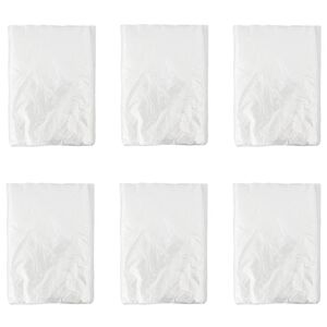 vidaXL Prachov&aacute; plachta 6 ks Transparentn&iacute; 400 x 500 cm HDPE
