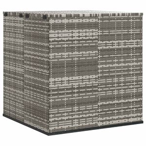 vidaXL Zahradn&iacute; &uacute;ložn&yacute; box PE ratan 100 x 97,5 x 104 cm &scaron;ed&yacute;
