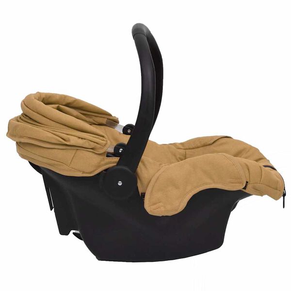 vidaXL Dětsk&aacute; autosedačka taupe 42 x 65 x 57 cm