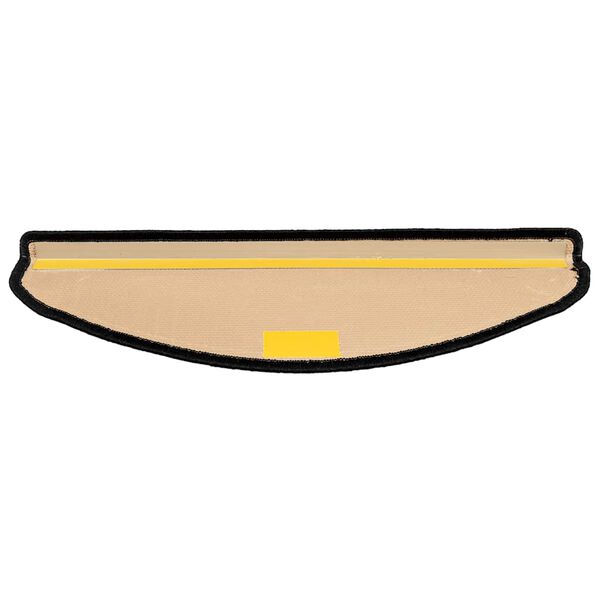 vidaXL Samolep&iacute;c&iacute; n&aacute;&scaron;lapy na schody 15 ks černo-&scaron;ed&eacute; 65 x 21 x 4 cm