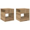 vidaXL Odkl&aacute;dac&iacute; stolek 2 pcs Artisanov&yacute; dub 40,5 x 40 x 45 cm