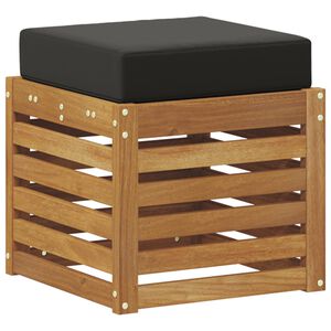 vidaXL Outdoor Stool Bench Masivn&iacute; ak&aacute;tov&eacute; dřevo Př&iacute;rodn&iacute;
