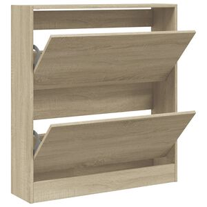 vidaXL Botn&iacute;k dub sonoma 80 x 21 x 87,5 cm kompozitn&iacute; dřevo