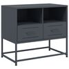 vidaXL TV skř&iacute;ňka antracitov&aacute; 68 x 39 x 60,5 cm ocel
