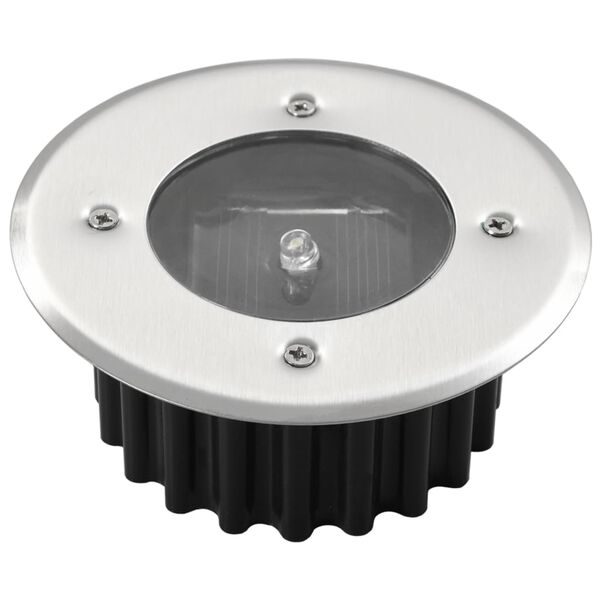 Solární zemní LED svítidla kruhová - 6 ks