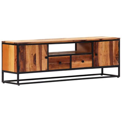 vidaXL TV stolek 120 x 30 x 40 cm masivní recyklované dřevo a ocel