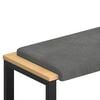 vidaXL Pol&scaron;t&aacute;ř na lavici Samet Tmavě &scaron;ed&aacute; Hloubka 35 cm