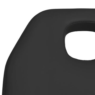 vidaXL Masážní stůl černý 180 x 62 x (86,5–118) cm