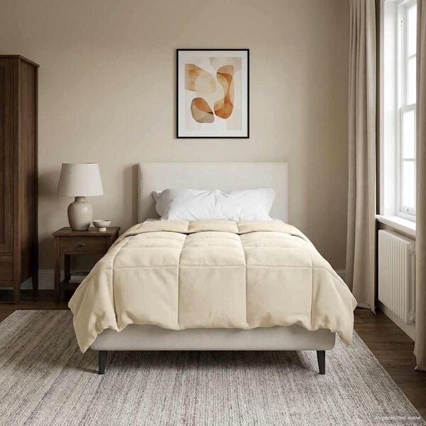 vidaXL Celoročn&iacute; přikr&yacute;vka &Scaron;něrov&aacute;n Kr&eacute;mov&aacute; 155 x 200 cm Mikrovl&aacute;kno